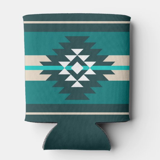 アステカデザインターコイズ 缶クーラー (裏面)