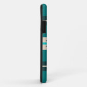 アステカデザインターコイズ Case-Mate iPhoneケース (裏面/右)