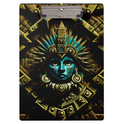 アステカデザインパターン2 クリップボード (正面)