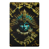 アステカデザインパターン2 ミニクリップボード (裏面)