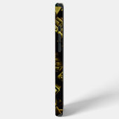 アステカデザインパターン2 iPhoneケース (左側面)