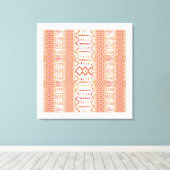 アステカデザイン キャンバスプリント (インサイチュ (ウッドフロア))