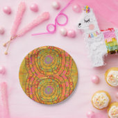 アステカデザイン ペーパープレート (パーティー)