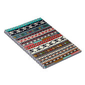 アステカモチーフ、シームレスパターンデザイン ノートブック (右側)