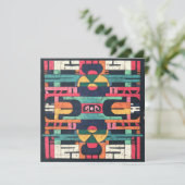 アステカモチーフ 招待状 (スタンド正面)