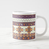 アステカラフルックパターン ジャンボコーヒーマグカップ (右)