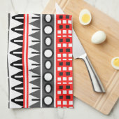 アステカ先住民 キッチンタオル (四つ折り)