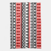 アステカ先住民 キッチンタオル (縦)