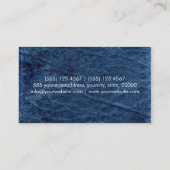 アステカ山形ジグザグ模様レザー#18 名刺 (裏面)