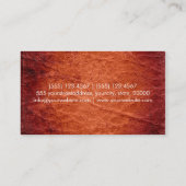 アステカ山形ジグザグ模様レザー#5 名刺 (裏面)