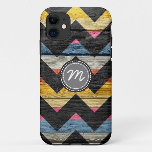 アステカ山形ジグザグ模様 Case-Mate iPhoneケース (裏面)