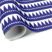 アステカ山 – ダークネイビー ラッピングペーパー (ロールコーナー)