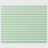 アステカ山 – 白の薄い緑 ラッピングペーパー (フラット)