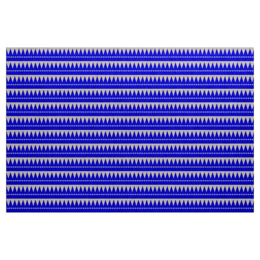 アステカ山 – 青（白） ファブリック (ヤード)