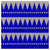 アステカ山 – 青（白） ファブリック (見本)