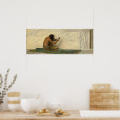 アステカ彫刻家 – デフォレストブッシュファインアートポスター ポスター (キッチン)