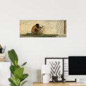 アステカ彫刻家 – デフォレストブッシュファインアートポスター ポスター (ホームオフィス)