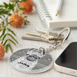 アステカ抽象芸術幾何学的ママラマ キーホルダー