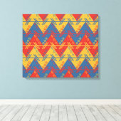 アステカ抽象芸術 キャンバスプリント (インサイチュ (ウッドフロア))