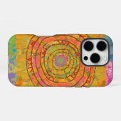 アステカ抽象芸術 iPhoneケース (裏面横)