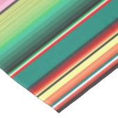 アステカ族伝統的織カラフル条線形M テーブルクロス (アングル)