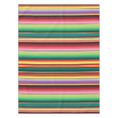 アステカ族伝統的織カラフル条線形M テーブルクロス (正面)