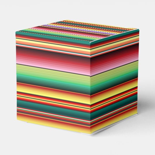 アステカ族伝統的織カラフル条線形M フェイバーボックス (裏面サイド)