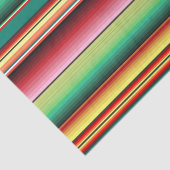 アステカ族伝統的織カラフル条線形M 薄葉紙 (詳細)