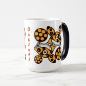 アステカ暦14日目 - オセロトル モーフィングマグカップ (正面右)