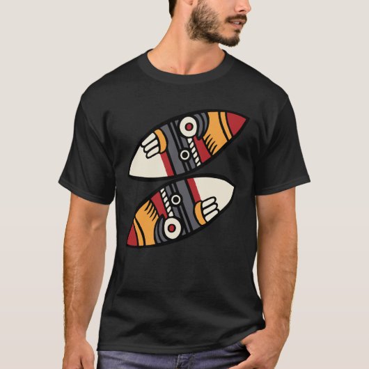 アステカ暦18日目 - テクパトル Tシャツ (正面)