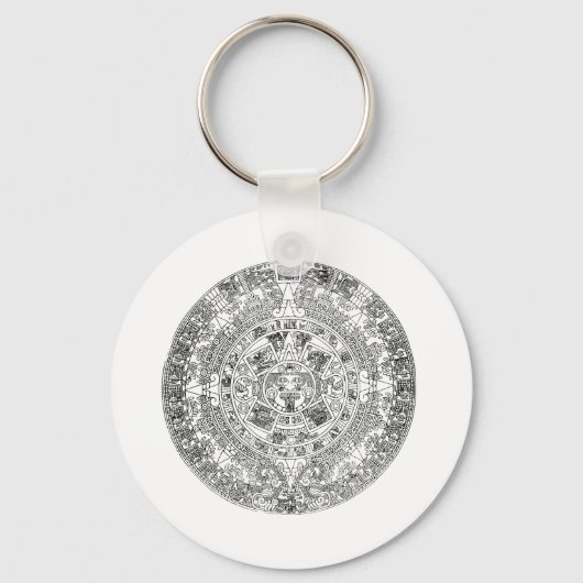 アステカ暦 キーホルダー (正面)