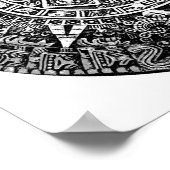 アステカ暦 ポスター (角)