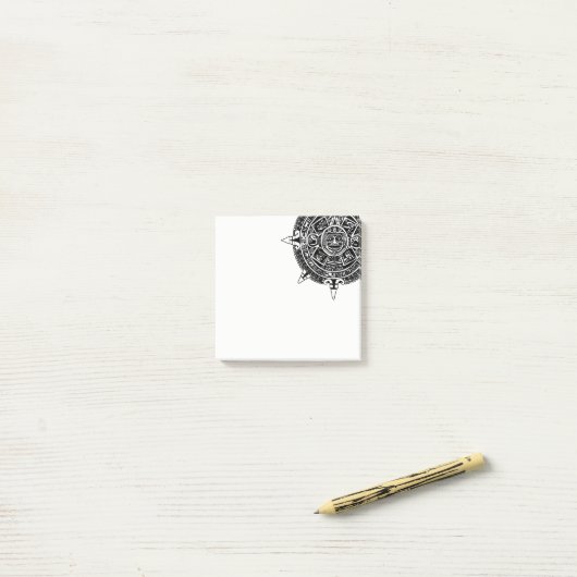 アステカ暦 ポストイット (デスク上)