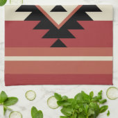 アステカ模様 キッチンタオル (折り畳み)