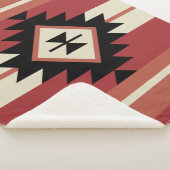 アステカ模様 シェルパブランケット (3/4)