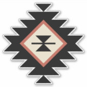 アステカ模様 シール (正面)