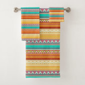 アステカ模様 バスタオルセット (インサイチュ)