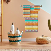 アステカ模様 バスタオルセット