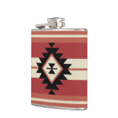 アステカ模様 フラスク (左)