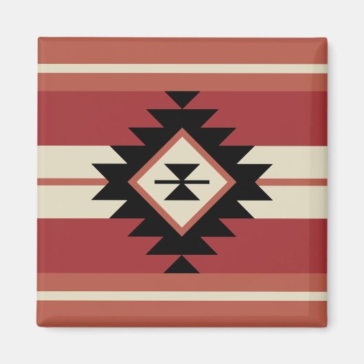 アステカ模様 マグネット (正面)