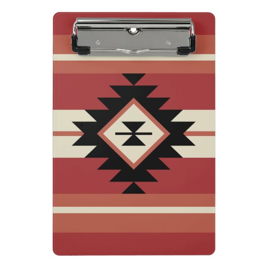 アステカ模様 ミニクリップボード (正面)