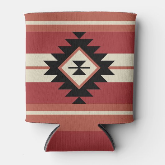 アステカ模様 缶クーラー (正面)