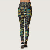 アステカ美術鮮やか、文化を反映 レギンス (裏面)