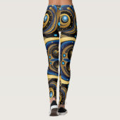 アステカ美術鮮やか、文化を反映 レギンス (裏面)