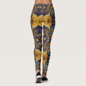 アステカ美術鮮やか、文化を反映 レギンス (裏面)