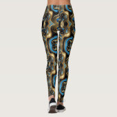 アステカ美術鮮やか、文化を反映 レギンス (裏面)