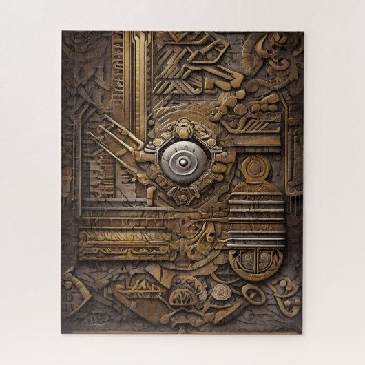 アステカ芸術の豊か鮮やかさ ジグソーパズル (縦)