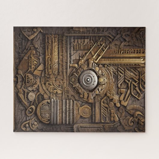 アステカ芸術の豊か鮮やかさ ジグソーパズル (横)