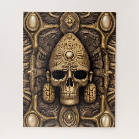 アステカ芸術の豊か鮮やかさ ジグソーパズル (縦)