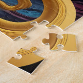 アステカ芸術の豊か鮮やかさ ジグソーパズル (側面)